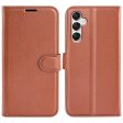 Samsung Galaxy A25 (5G) Litchi Læder Cover m. Pung - Brun Fashion