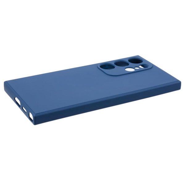 Samsung Galaxy S24 Ultra Fleksibelt TPU Plastik Cover - Blå For Cheap