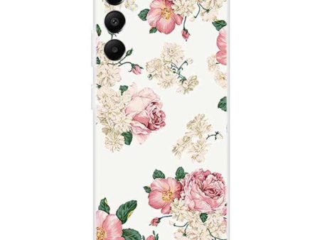 Samsung Galaxy A05s Fleksibel Plastik Cover m. Motiv - Blomster Online Hot Sale