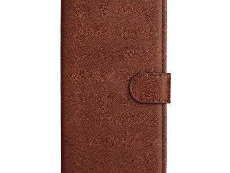 Samsung Galaxy A15 (5G)   A15 Læder Cover m. Pung og Strop - Brun Fashion