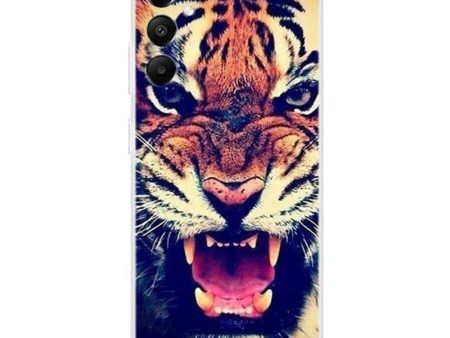 Samsung Galaxy A05s Fleksibel Plastik Cover m. Motiv - Tiger For Sale