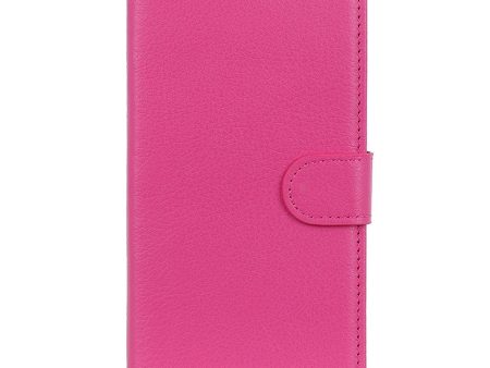 OnePlus 12 Litchi Læder Cover m. Pung - Pink on Sale