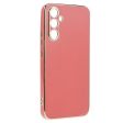 Samsung Galaxy A25 (5G) Fleksibelt Plastik Cover m. Guld Kant - Rød Online now