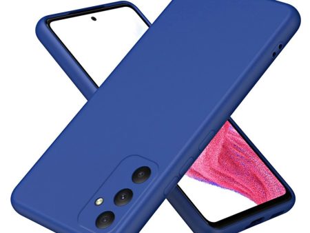 Samsung Galaxy A35 (5G) Mat Fleksibelt Plastik Cover - Blå Online Sale