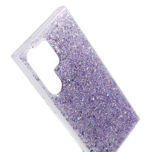 Samsung Galaxy S24 Ultra Glitter Cover - Lilla Online