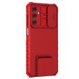 Samsung Galaxy A15 (5G)   A15 Håndværker Cover m. Kickstand & Cam Slider - Rød Online