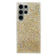 Samsung Galaxy S24 Ultra Glitter Cover - Guld Online Sale