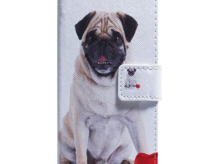 Samsung Galaxy A25 (5G) Læder Cover m. Pung & Print - Hund med Hjerte Online Hot Sale