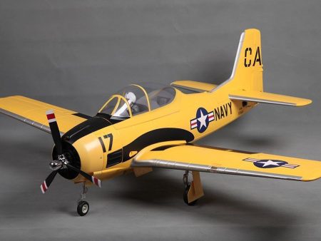 FMS T-28 Trojan V4 Yellow 1400mm (55 ) Wingspan - PNP Hot on Sale