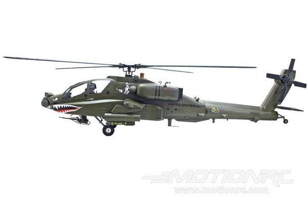 Roban AH-64 Apache Green 700 Size Scale Helicopter - ARF Online Sale