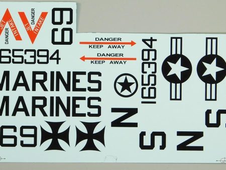 Roban 500 Size AH-1 Cobra Gray Decal Set For Sale