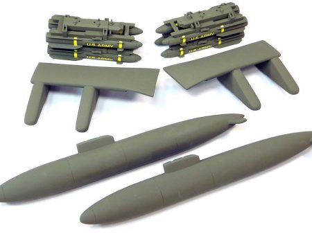 Roban 600 Size UH-60 Black Hawk Weapons Set Supply