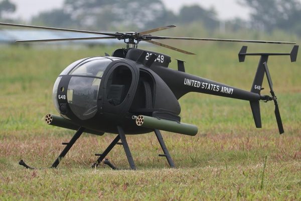 Roban AH-6 Little Bird 800 Size Scale Helicopter - ARF Hot on Sale