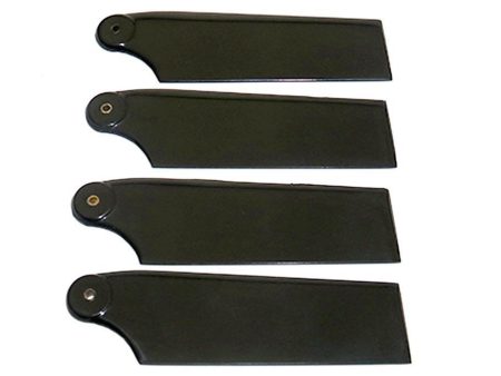 Roban 700 800 AH-64 UH-60 UH-60J  Size 4B Tail Blade Set, Black Online