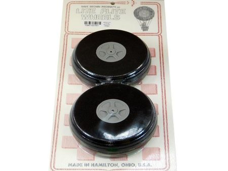 Dave Brown 114.3mm (4.5 ) x 31.7mm Treaded EVA Foam Big Lite Flite Wheels for 3.2mm Axle (2 Pack) Cheap