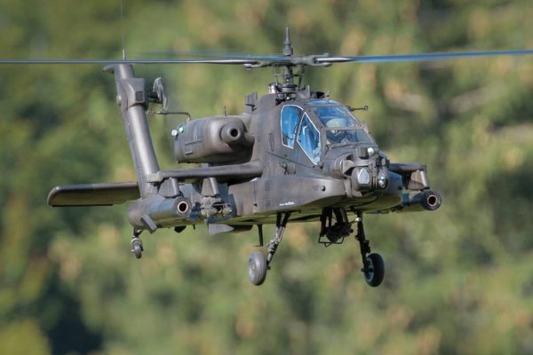 Roban AH-64 Apache Green 700 Size Scale Helicopter - ARF Online Sale