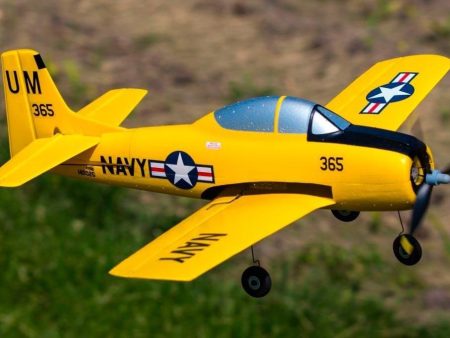 E-flite T-28 Trojan S BNF Basic with SAFE 426mm (16.8 ) Wingspan - BNF Fashion