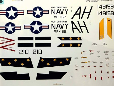 Freewing F-8 Crusader Decal Sheet Discount