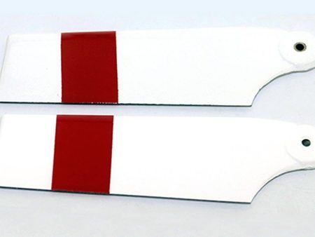 Roban 700 800 Size Airwolf and BE222 Tail Blade Set, 2B White Red For Cheap