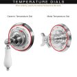 Imperial Deluxe 3 4  Concealed Thermostatic Shower System with 8  Rainhead Shower Head and Arched Shower Arm Fashion