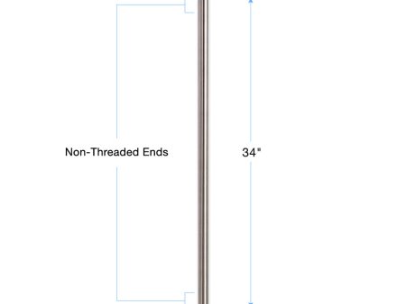 34  Non-Threaded Tube for 1 2  Shower System 88.10.225 Online Hot Sale