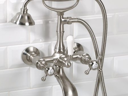 Coventry Brassworks 3 4  Wall Mounted Telephone Hand Shower with Tub Spout For Discount