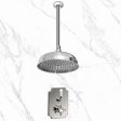 Coventry Brassworks Concealed Thermostatic Shower System with 18  Ceiling Mount Shower Arm and 12  Shower Head Discount