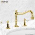 Coventry Brassworks Limited Widespread Lavatory Faucet 350 with Orleans Ceramic Handle on Sale