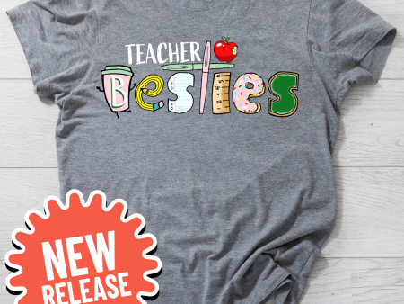 Teacher Besties T-Shirt Supply