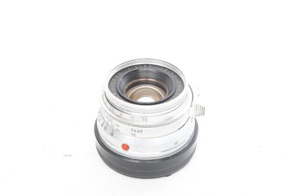 Leica 35mm f2 Summicron-M version 1 8 element with hood IR00A Online