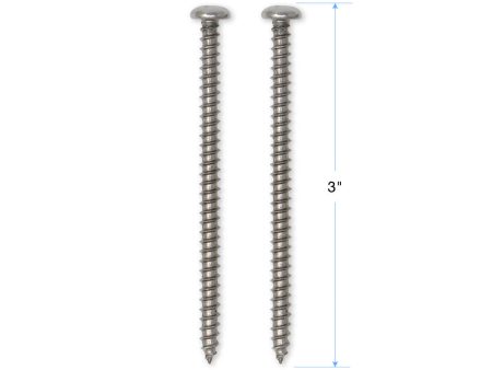 Pair of 3  Mounting Screws for Coventry Brassworks 1 2  and 3 4  Exposed Thermostatic Shower Systems on Sale