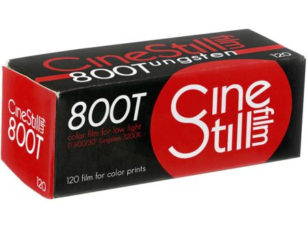 CINESTILL 800 TUNGSTEN X-PRO 120 COLORED FRESH FILM (120) Cheap