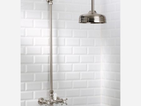 Coventry Brassworks Exposed Two Valve Tub and Shower with 8  Head For Cheap