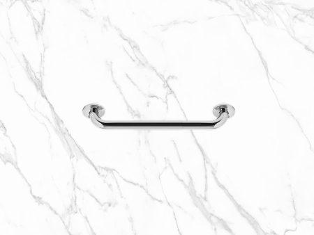 12” Grab Bar with Decorative Step Flange Cheap