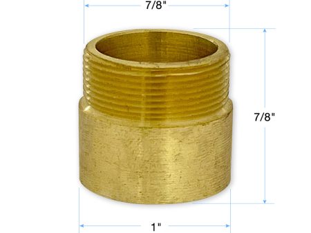 Brass Adapter Bushing for Coventry Brassworks 1 2  Shower Valve on Sale