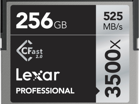 Lexar Pro 3500X Cfast 2.0 (VPG-130) R525 W445 256GB Fashion