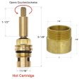 1 2  Volume Control Cartridge with Stem Extension 20 Point 88.30.195 and Brass Adapter Bushing 88.30.261 Online now