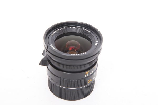 Leica M 24mm f2.8 Elmarit ASPH with hood 12592 Hot on Sale