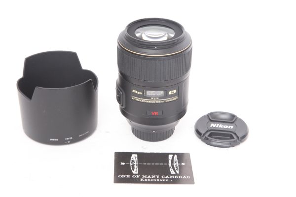 Nikon 105mm f2.8 AF-S VR Micro-Nikkor G IF-ED N VR with hood HB-38 For Cheap