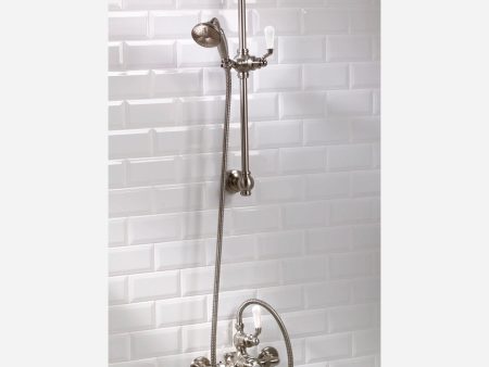 Coventry Brassworks 1 2  Exposed Thermostatic Shower System with 24  Slide Bar and Standard Hand Shower Fashion