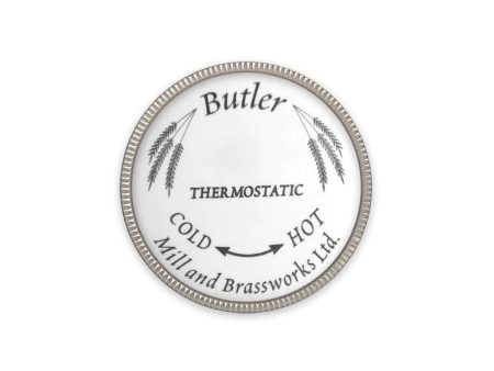 Butler Mill and Brassworks Button Assembly with Metal Ring for 3 4  Thermostatic Cross Handle Temperature Control For Cheap