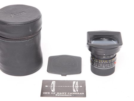 Leica M 24mm f2.8 Elmarit ASPH with hood 12592 Hot on Sale