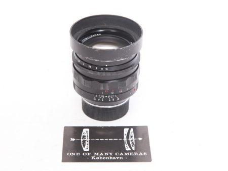 Voigtlander 50mm f1.1 Nokton with Hood - Leica M Online