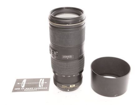 Nikon 70-200mm f4 AF-S Nikkor G VR ED IF with hood HB-60 Online