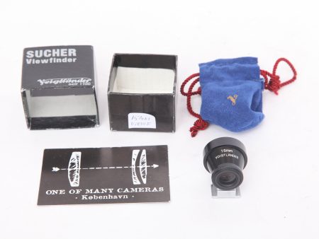 Voigtlander 15mm Viewfinder - in box For Cheap