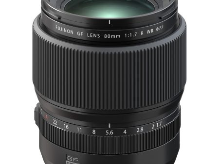 Fujifilm GF 80mm f1.7 R WR - Rental Only Online