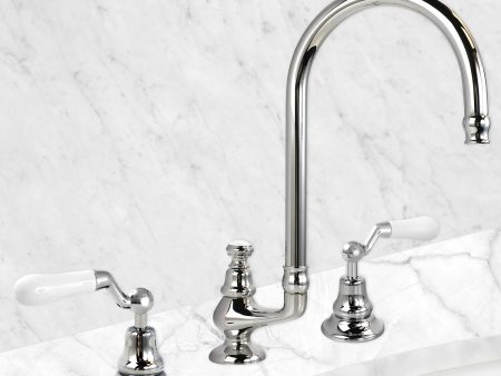 Lavatory Faucet with Offset Lever Handle For Cheap