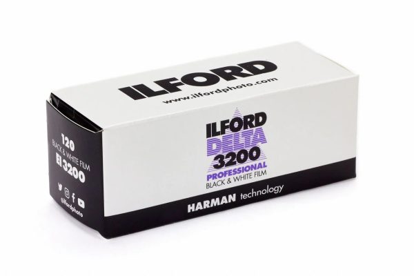 ILFORD DELTA 3200 120 BLACK AND WHITE  FRESH FILM (120) Cheap