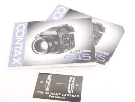 Contax 645 Manual English Deutsch Cheap