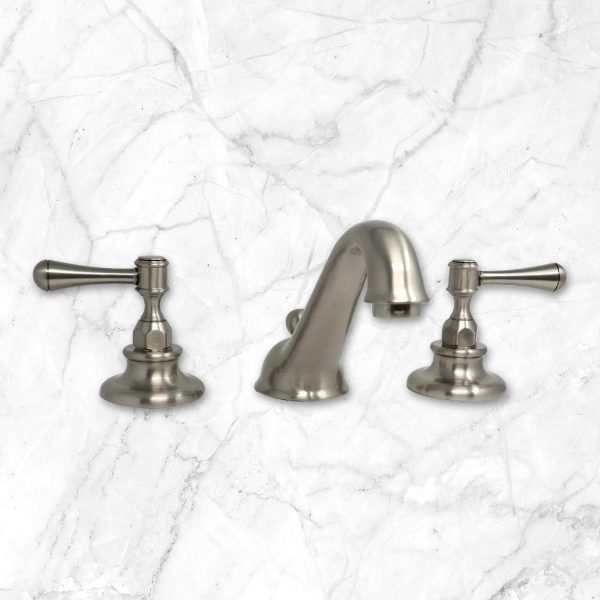 Pack of 4 Kent Lavatory Faucets in Satin Nickel Hot on Sale